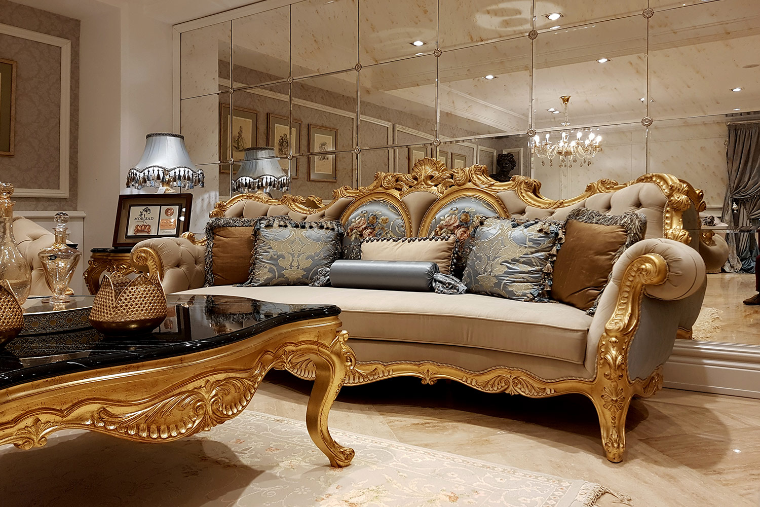 Mirage Furniture - Queen Living Room