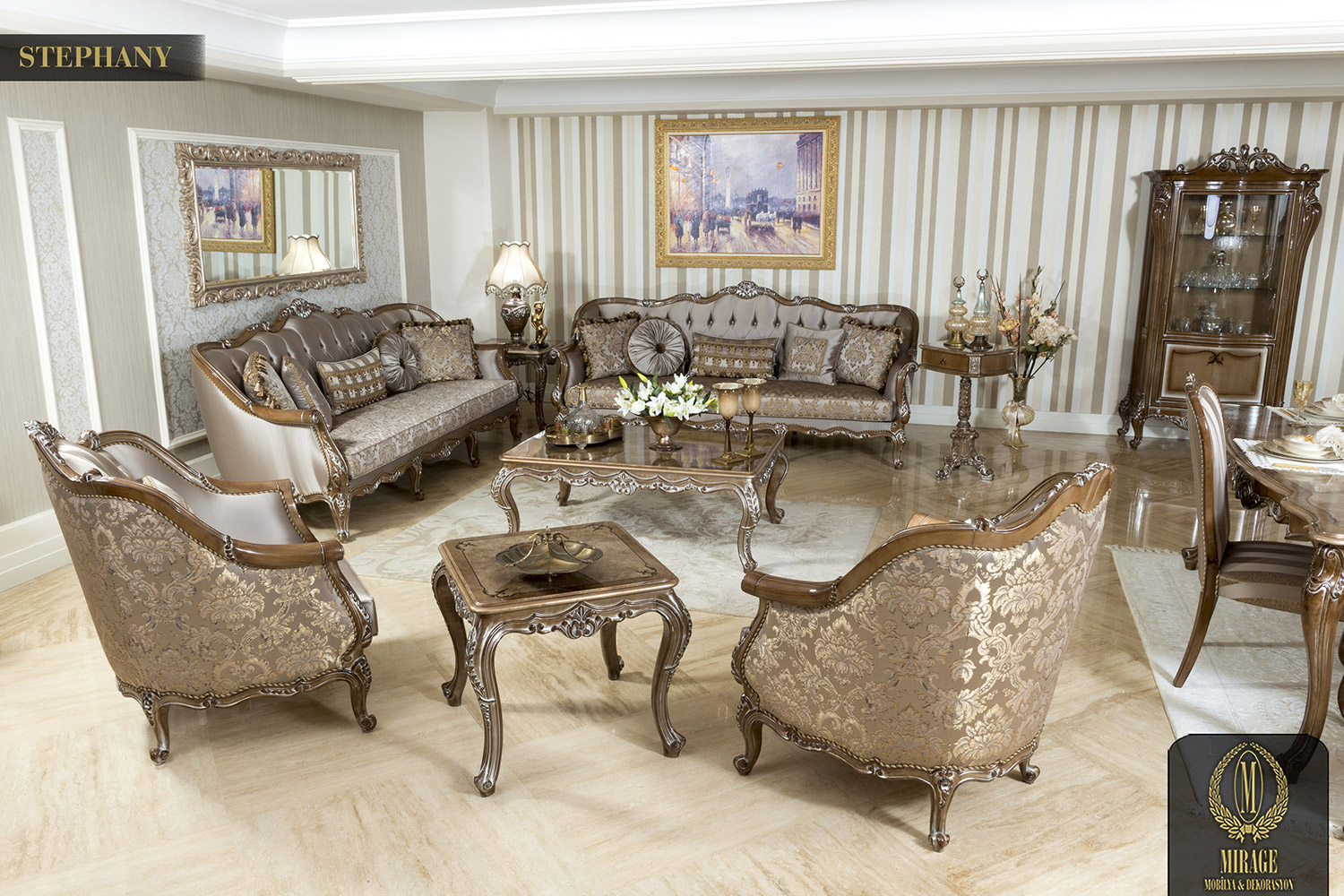 Mirage Furniture - Stephany Living Room